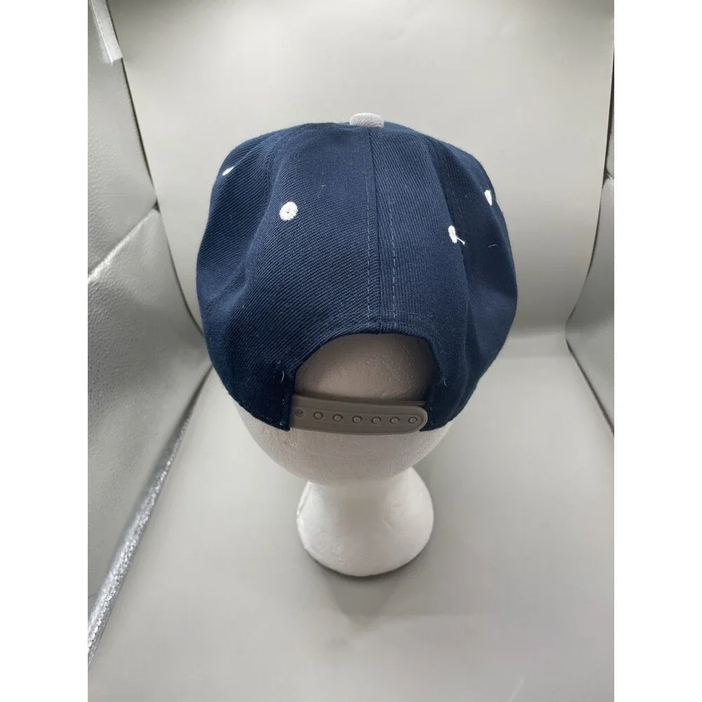 New Era 9Fifty Dallas Cowboys Embroidered Snapback Hat Blue Gray Wool VTG NWOT